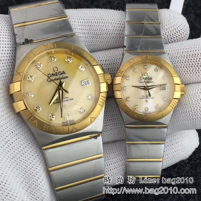 歐米茄OMEGA 雙鷹星座 情侶腕表 WSS1579